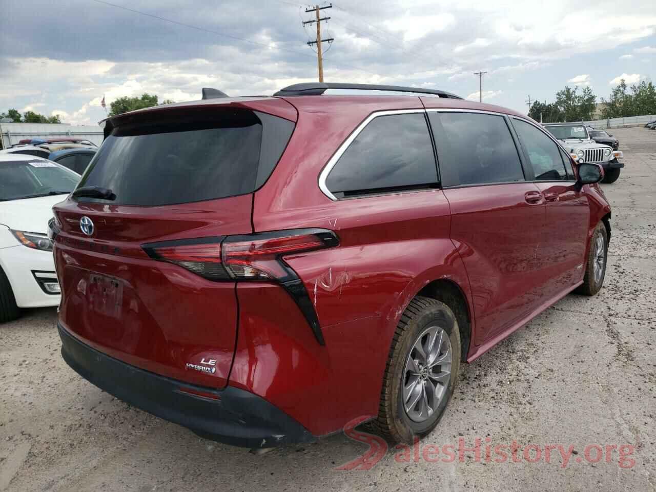 5TDBSKFC0MS020350 2021 TOYOTA SIENNA