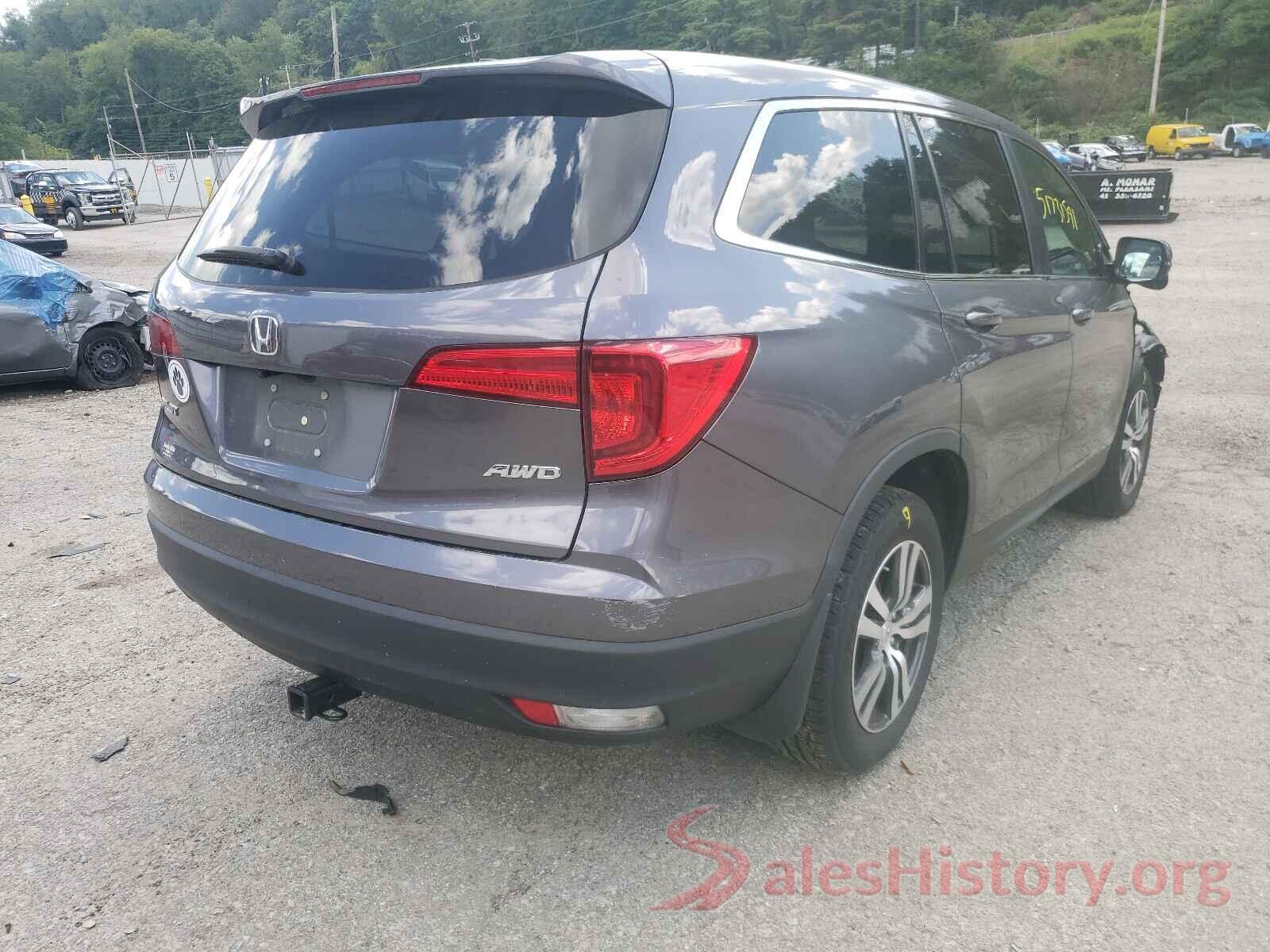 5FNYF6H5XHB019429 2017 HONDA PILOT