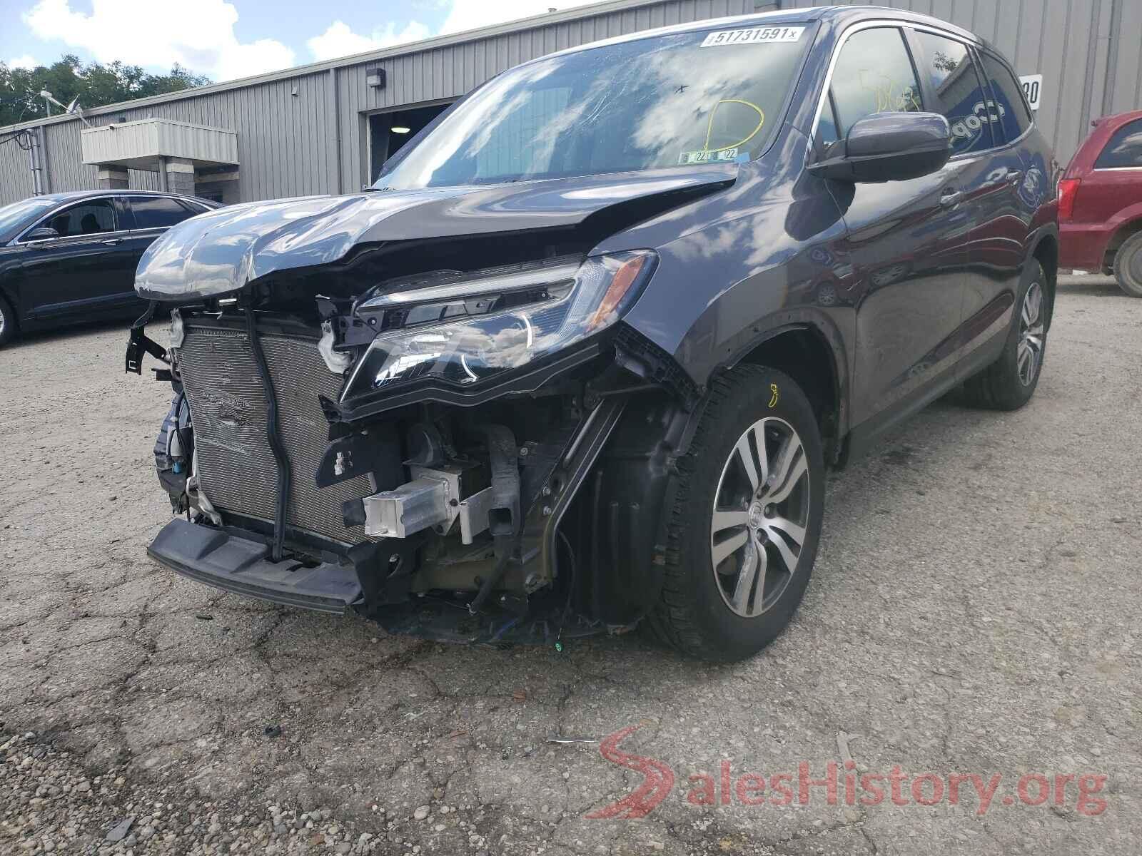 5FNYF6H5XHB019429 2017 HONDA PILOT