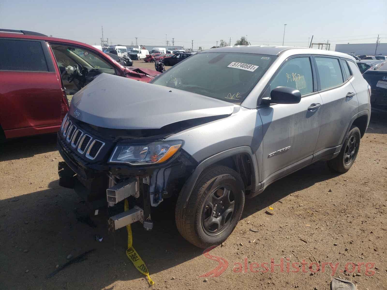 3C4NJDAB7LT137549 2020 JEEP COMPASS