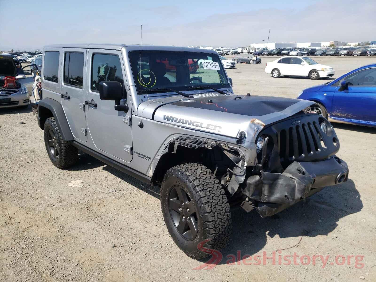 1C4BJWDG2HL662110 2017 JEEP WRANGLER