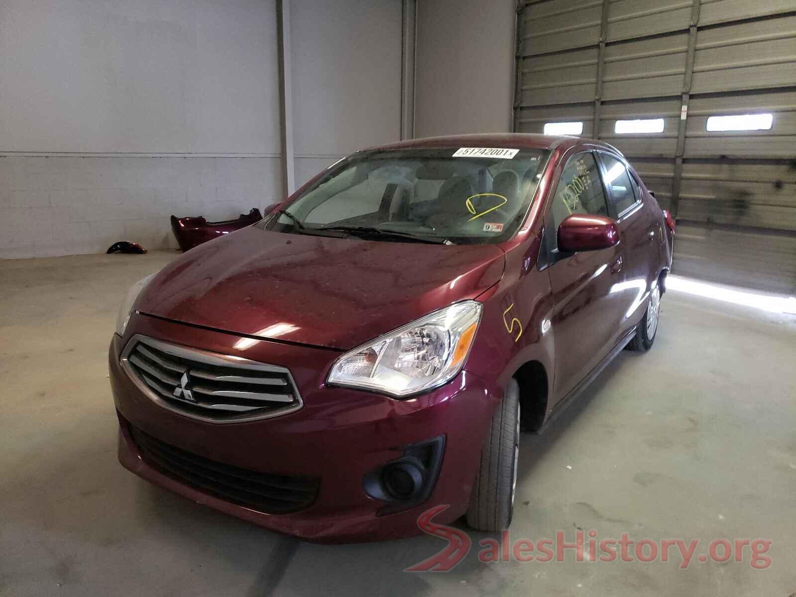 ML32F3FJ1KHF08481 2019 MITSUBISHI MIRAGE