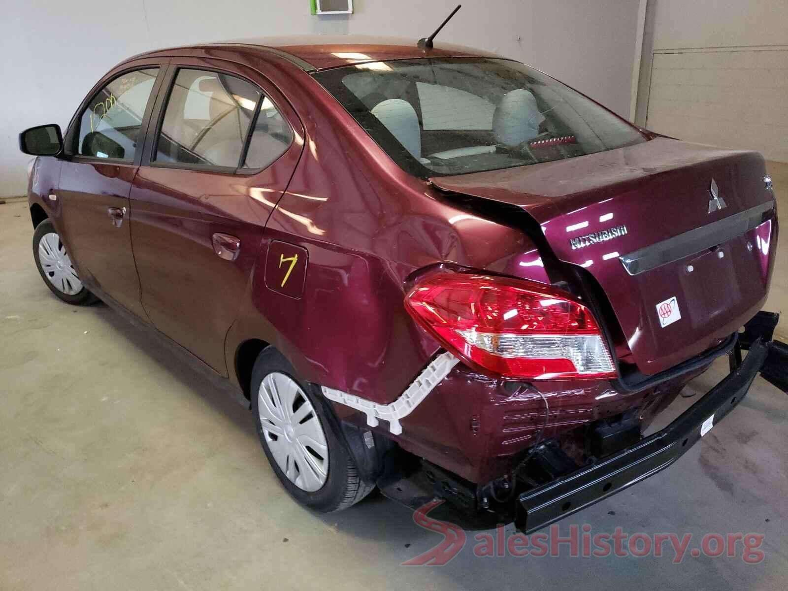 ML32F3FJ1KHF08481 2019 MITSUBISHI MIRAGE