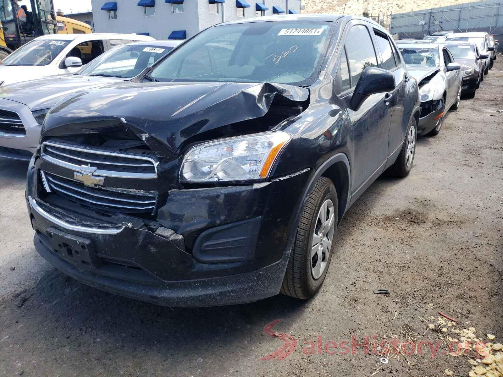 KL7CJKSB2GB702594 2016 CHEVROLET TRAX