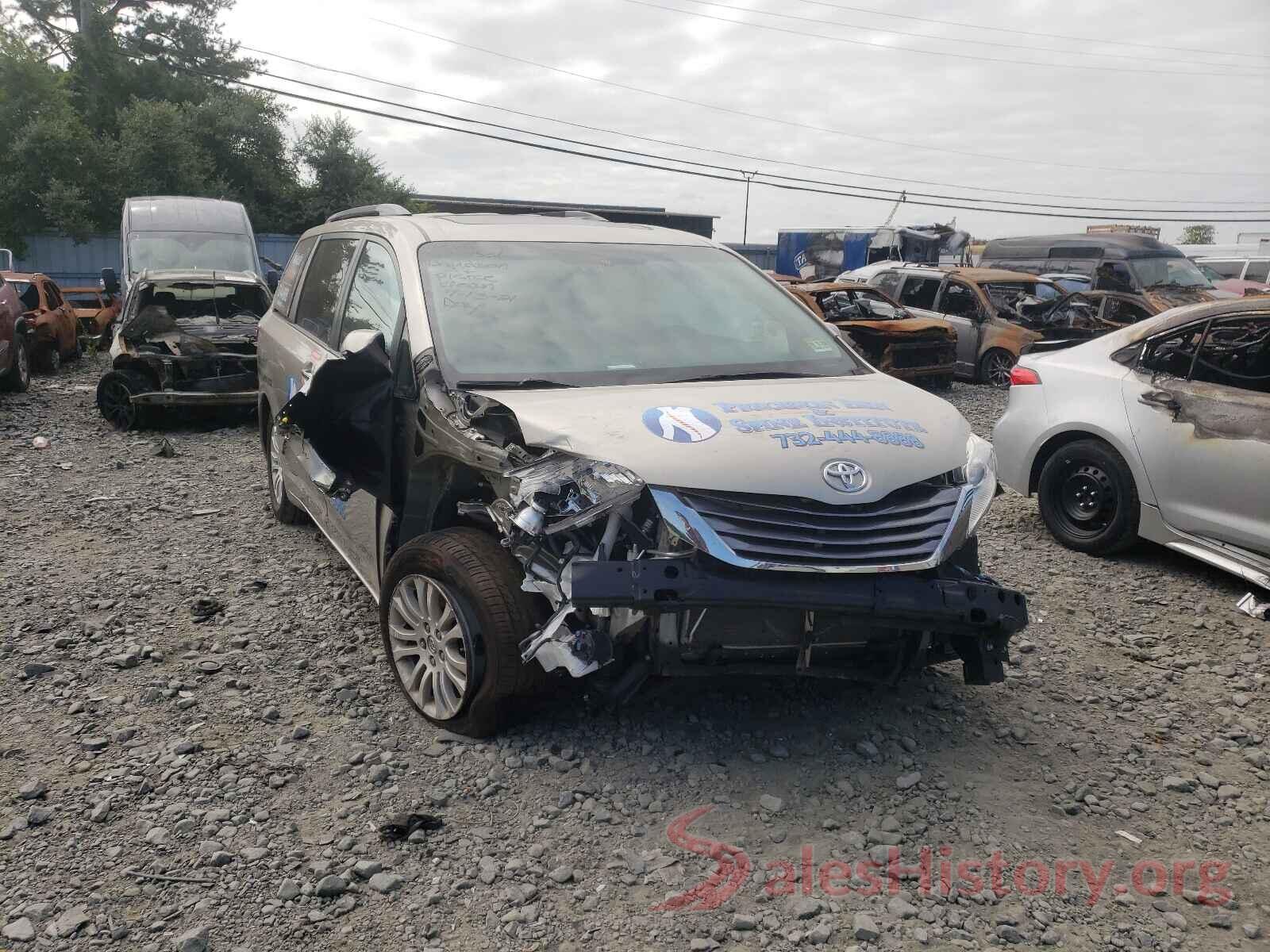 5TDYK3DC7GS697371 2016 TOYOTA SIENNA