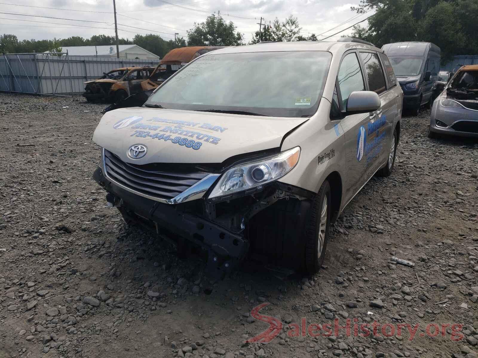 5TDYK3DC7GS697371 2016 TOYOTA SIENNA