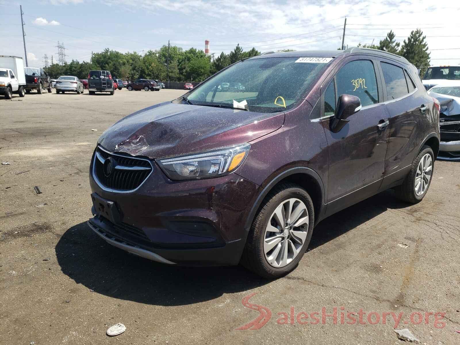 KL4CJESBXJB697585 2018 BUICK ENCORE