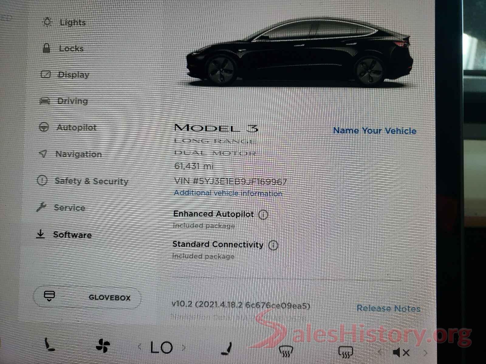 5YJ3E1EB9JF169967 2018 TESLA MODEL 3