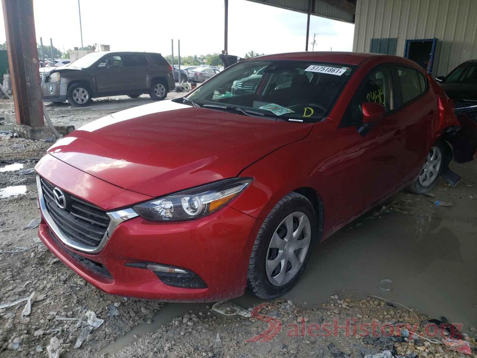 3MZBN1U7XJM222581 2018 MAZDA 3