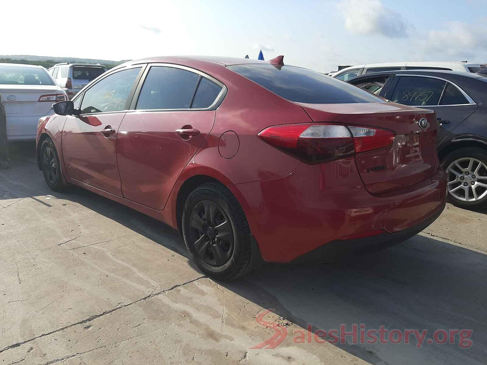 KNAFX4A63G5517643 2016 KIA FORTE