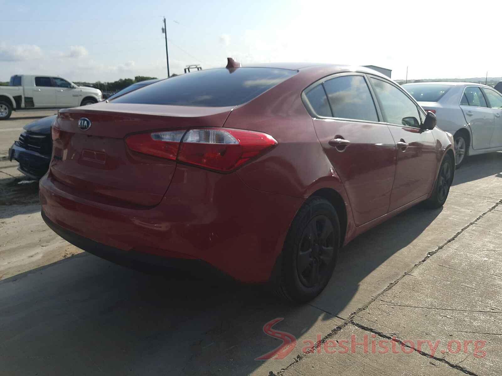 KNAFX4A63G5517643 2016 KIA FORTE