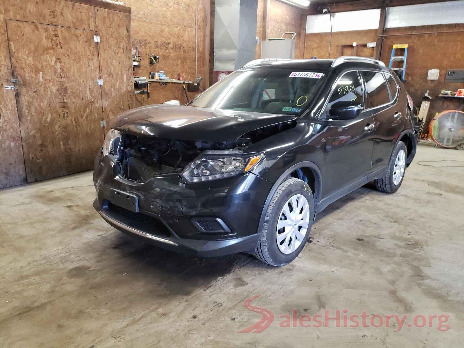 KNMAT2MV1GP637719 2016 NISSAN ROGUE