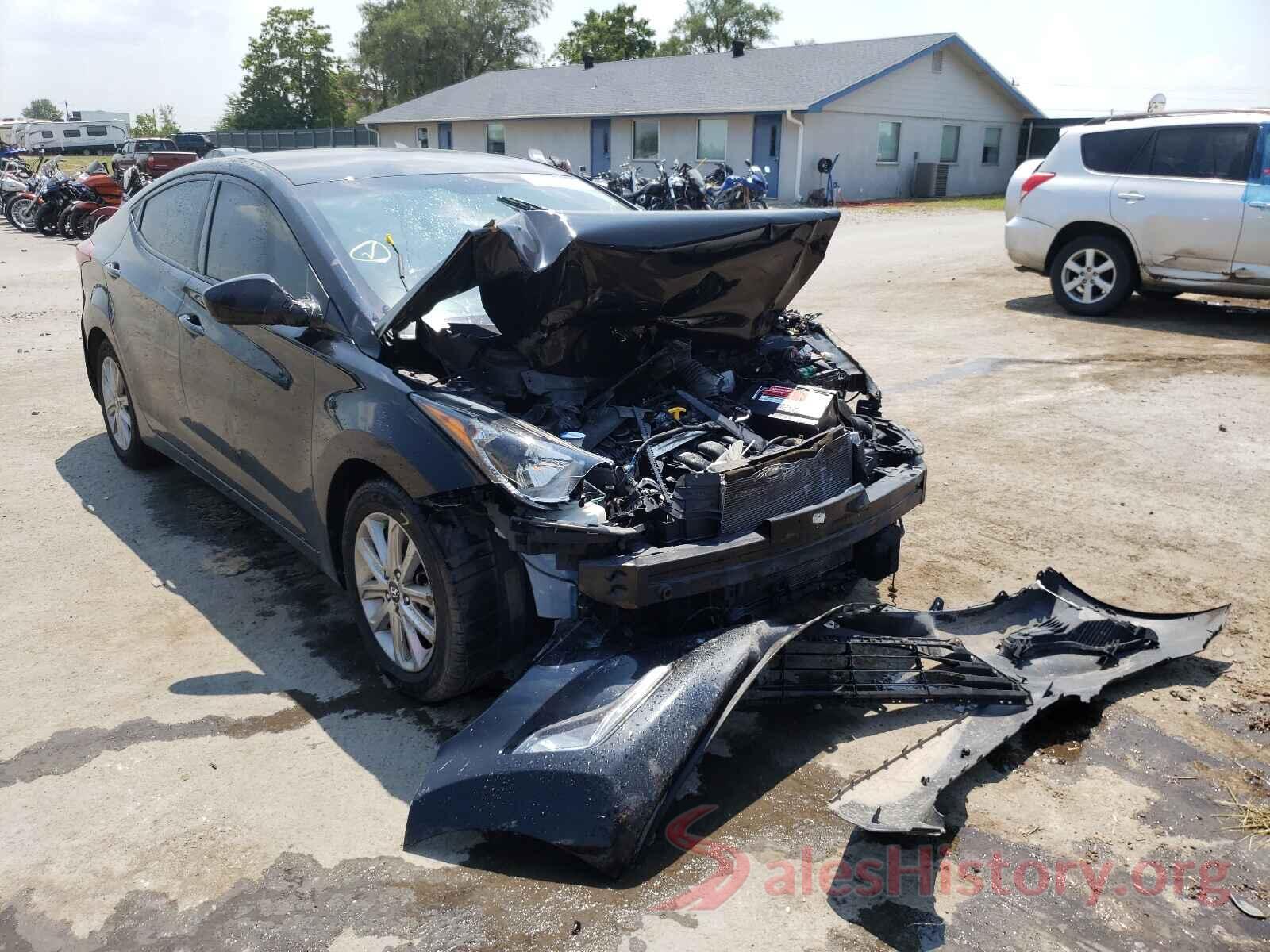 KMHDH4AE5GU604525 2016 HYUNDAI ELANTRA