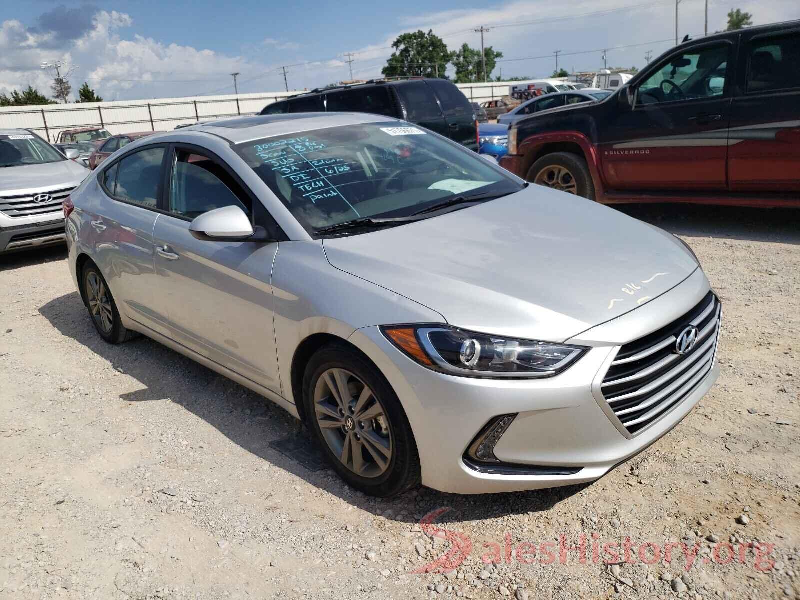 5NPD84LF2JH263824 2018 HYUNDAI ELANTRA