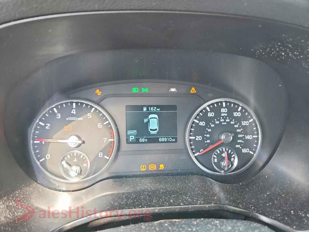 2021 KIA TELLURIDE VIN 5XYP2DHC9MG120782, interior center console