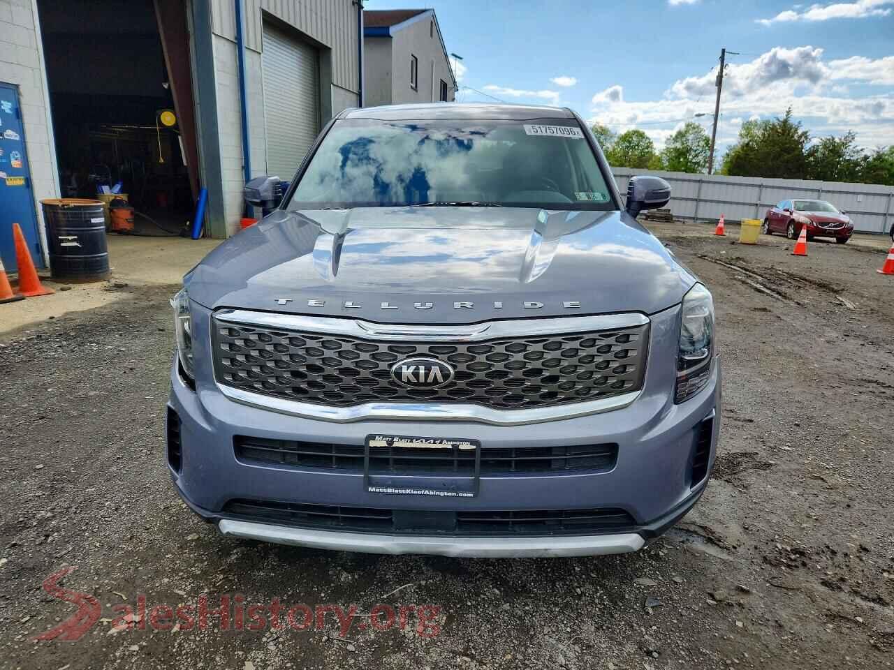 2021 KIA TELLURIDE VIN 5XYP2DHC9MG120782, rear view