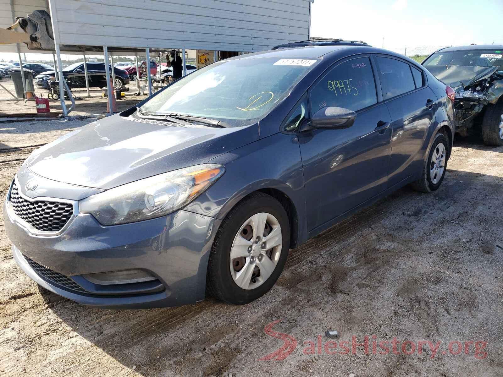 KNAFK4A63G5469186 2016 KIA FORTE