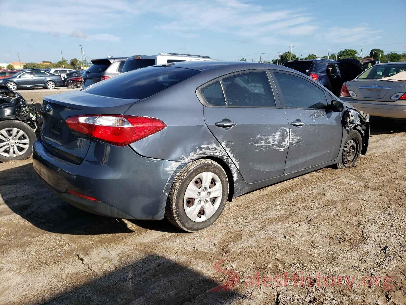 KNAFK4A63G5469186 2016 KIA FORTE