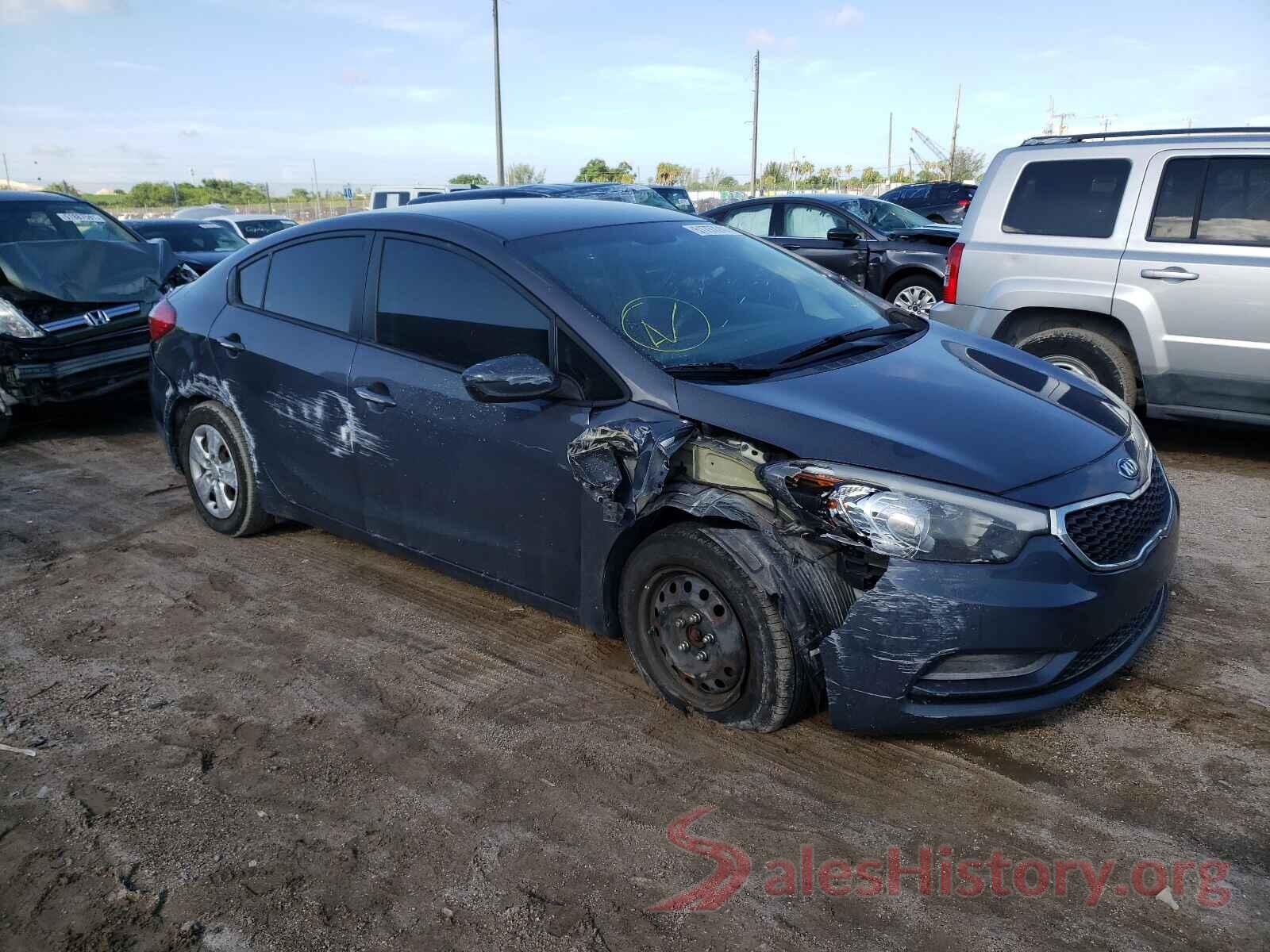 KNAFK4A63G5469186 2016 KIA FORTE