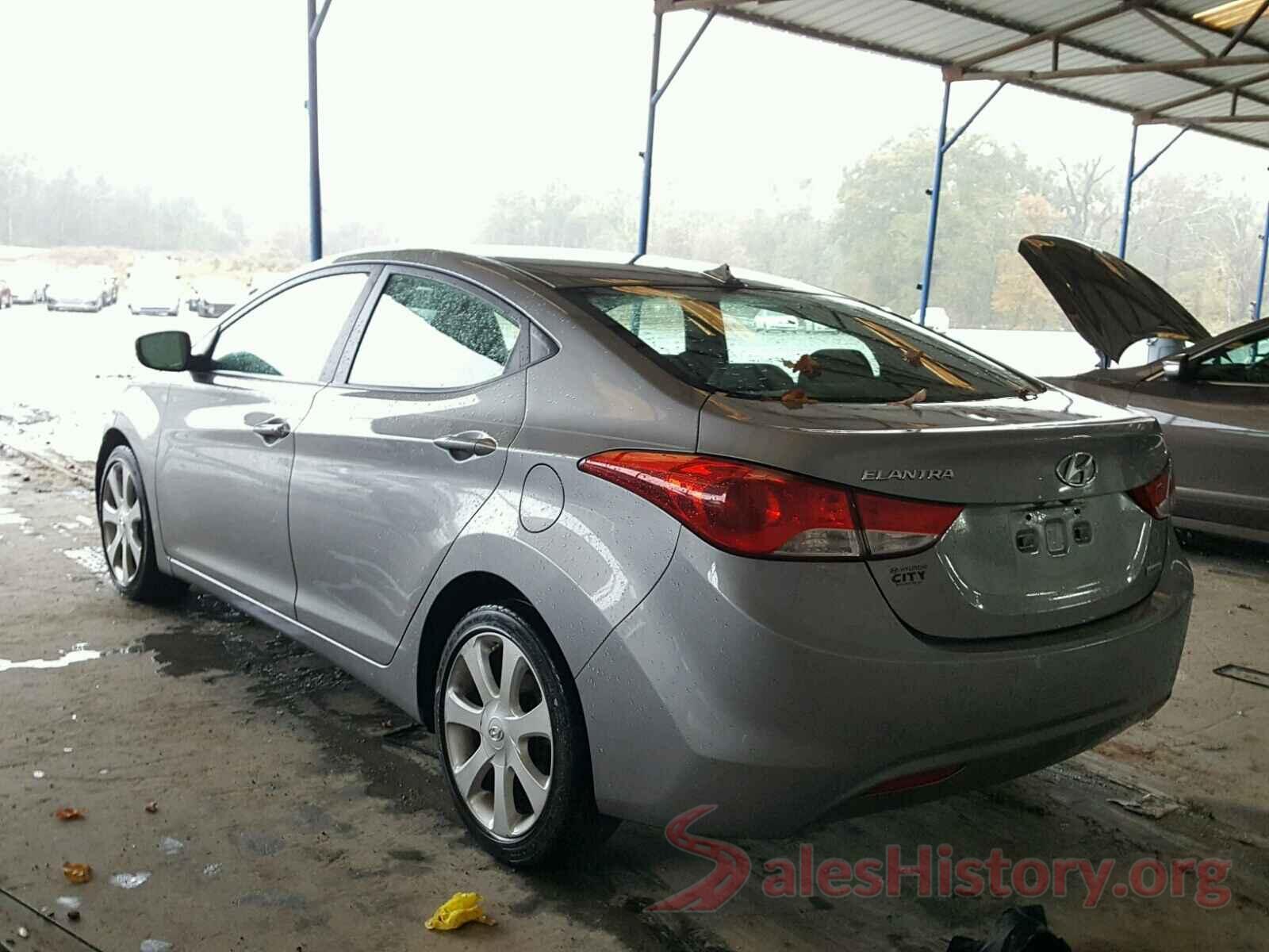 KMHDH4AEXCU210707 2012 HYUNDAI ELANTRA