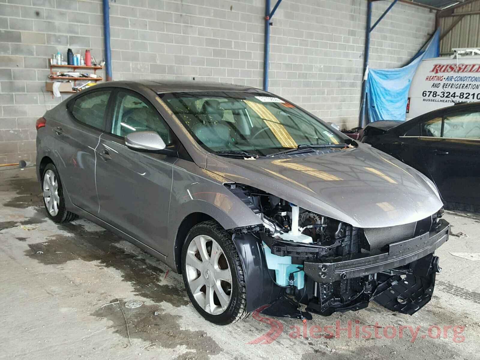 KMHDH4AEXCU210707 2012 HYUNDAI ELANTRA