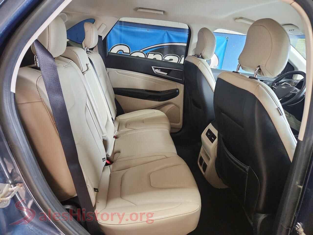 2019 FORD EDGE VIN 2FMPK4K97KBB95636, VIN plate