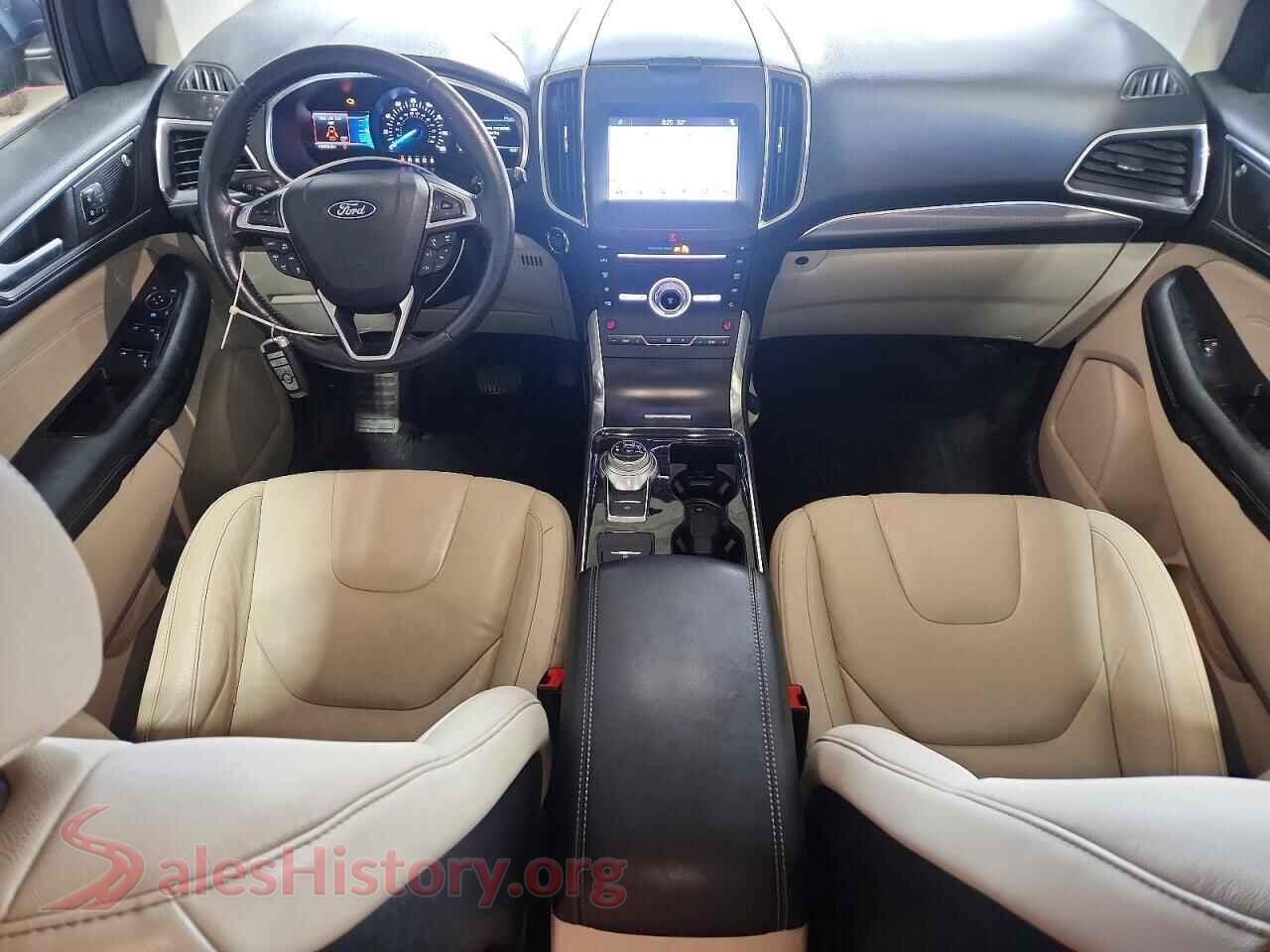 2019 FORD EDGE VIN 2FMPK4K97KBB95636, interior dashboard