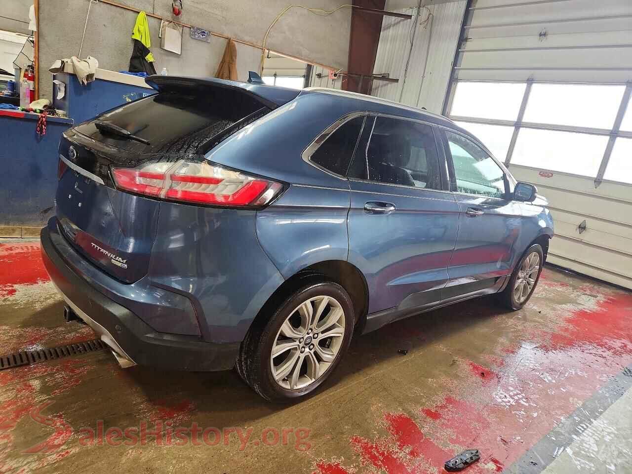 2019 FORD EDGE VIN 2FMPK4K97KBB95636, right side view