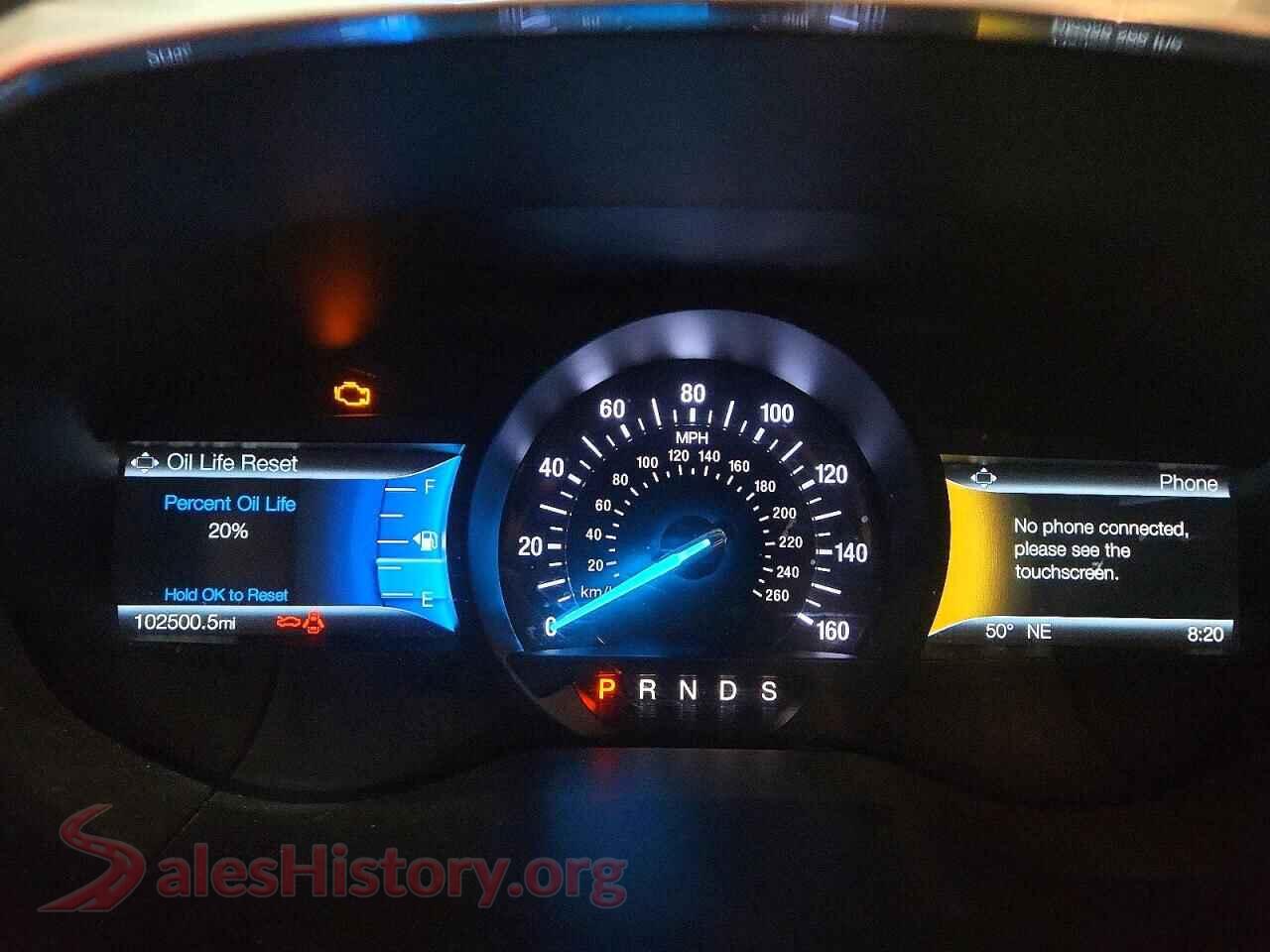 2019 FORD EDGE VIN 2FMPK4K97KBB95636, interior center console