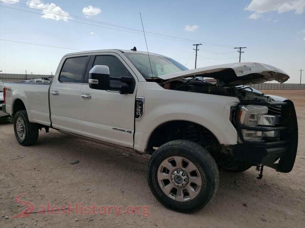 2019 FORD F350 VIN 1FT8W3BTXKEE21238, rear 3/4 view
