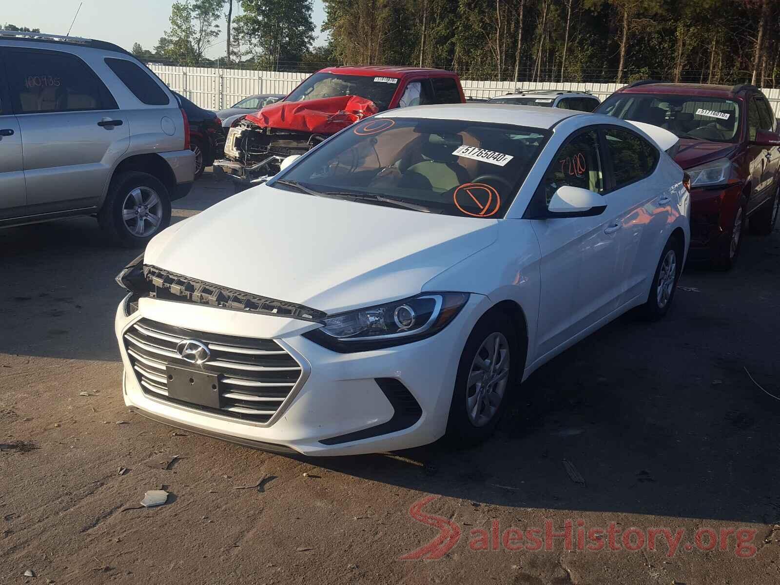 5NPD74LF6HH194939 2017 HYUNDAI ELANTRA