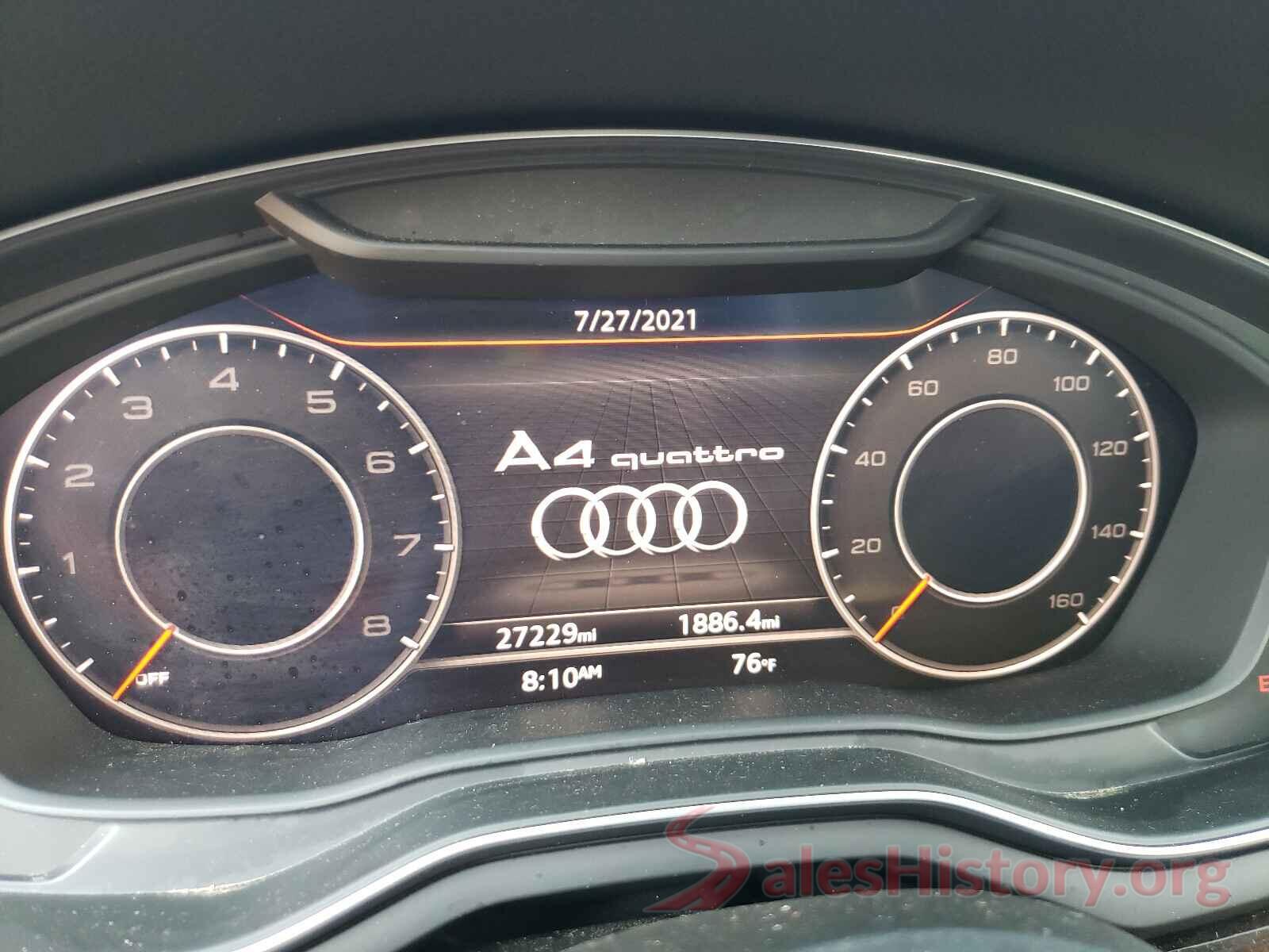 WAUENAF40KA028401 2019 AUDI A4