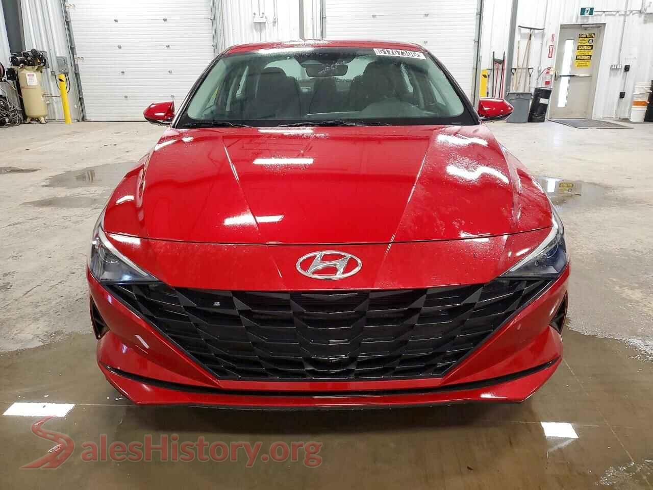2021 HYUNDAI ELANTRA VIN KMHLM4AG6MU212643, rear view