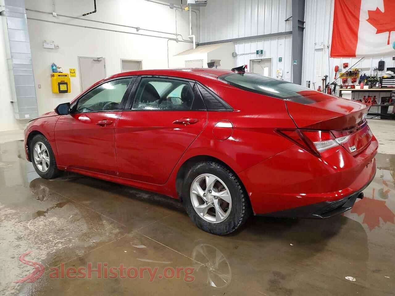 2021 HYUNDAI ELANTRA VIN KMHLM4AG6MU212643, front view