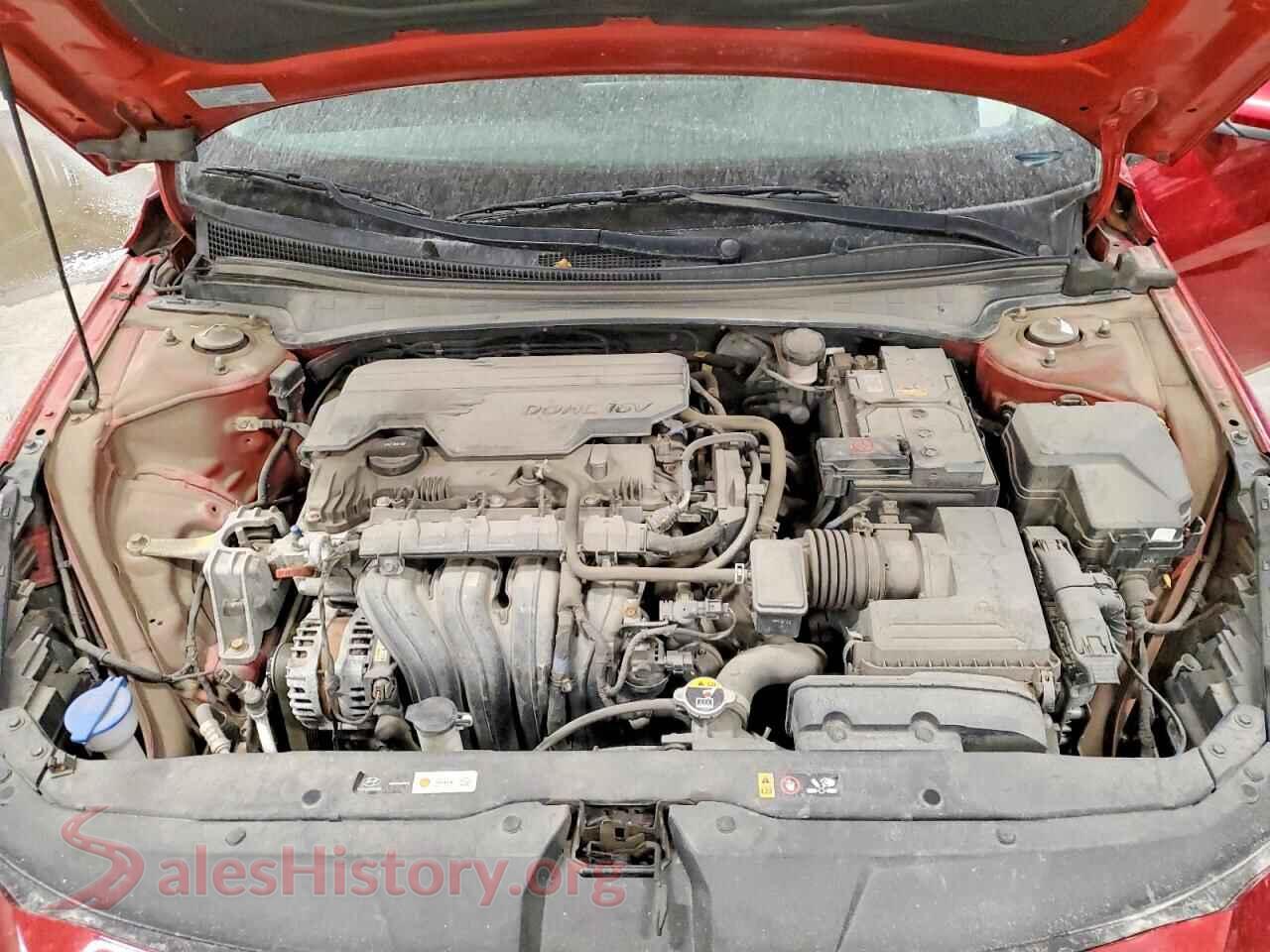 2021 HYUNDAI ELANTRA VIN KMHLM4AG6MU212643, VIN plate