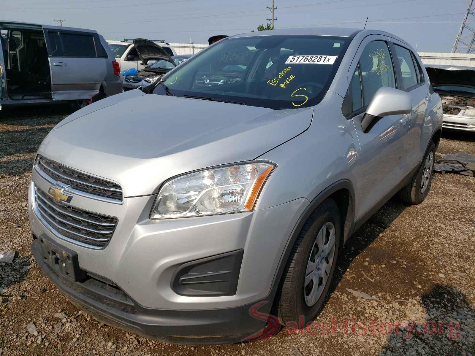 3GNCJKSB1GL260304 2016 CHEVROLET TRAX