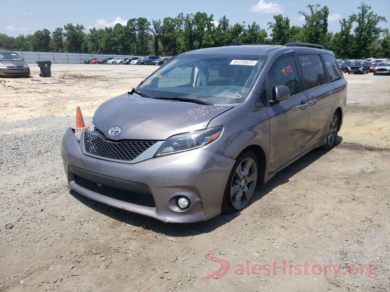 5TDXK3DC6FS682144 2015 TOYOTA SIENNA