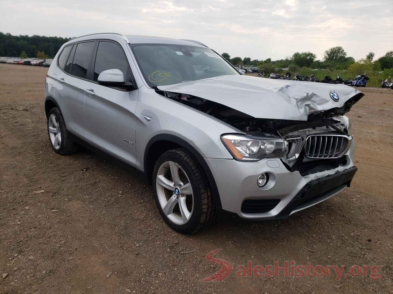 5UXWX9C5XH0T11009 2017 BMW X3