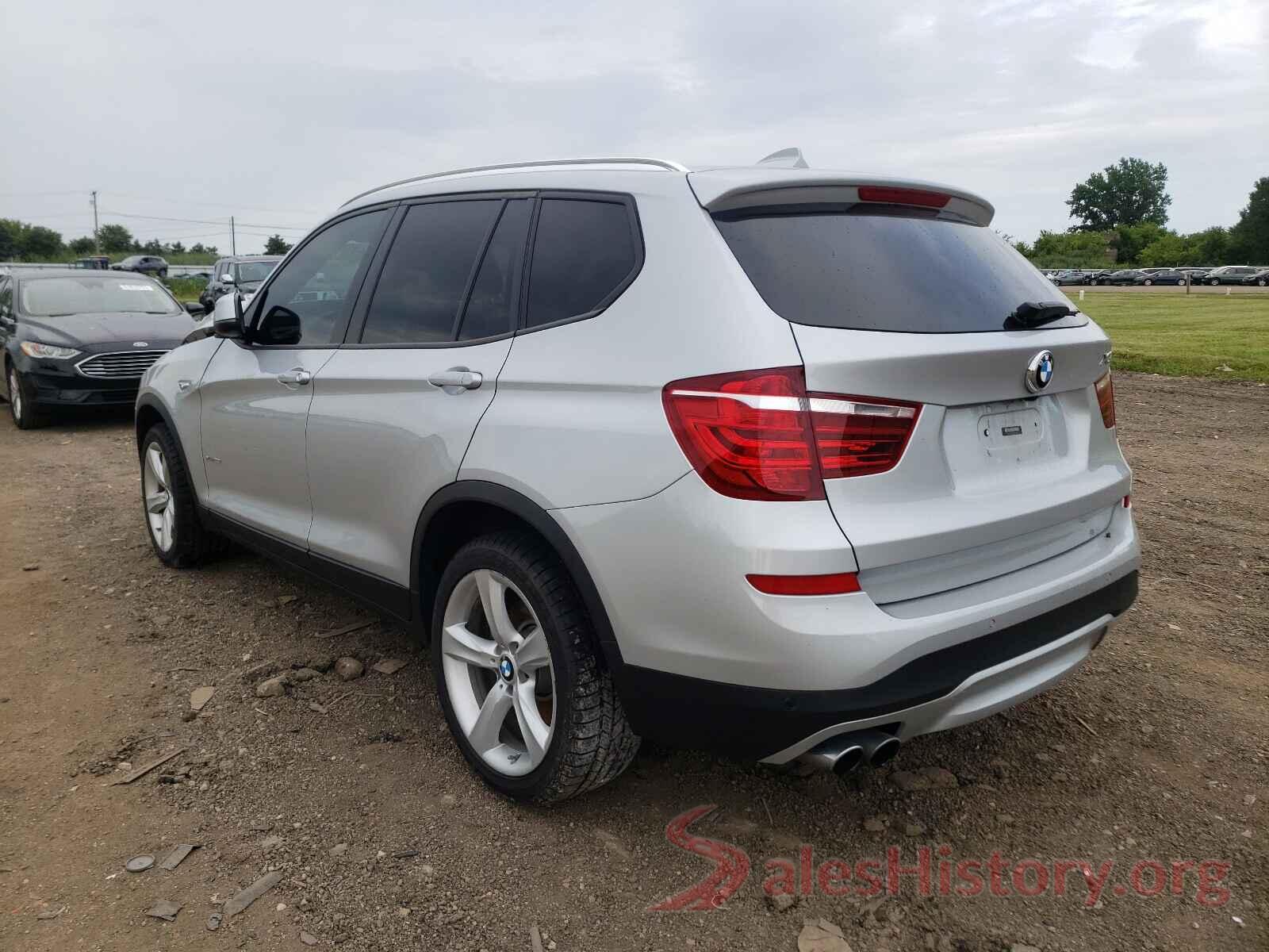 5UXWX9C5XH0T11009 2017 BMW X3