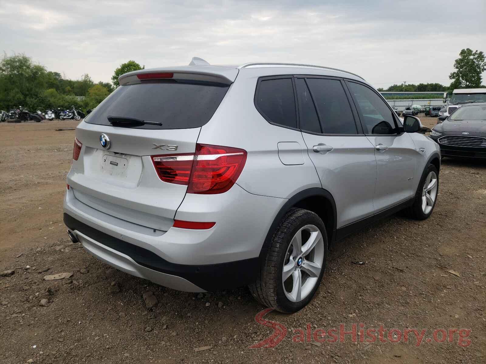 5UXWX9C5XH0T11009 2017 BMW X3