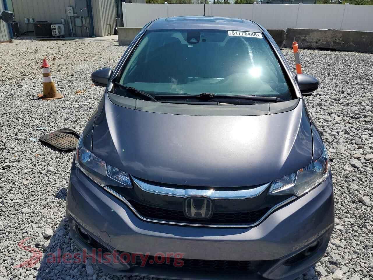 2020 HONDA FIT VIN 3HGGK5H89LM708122, rear view