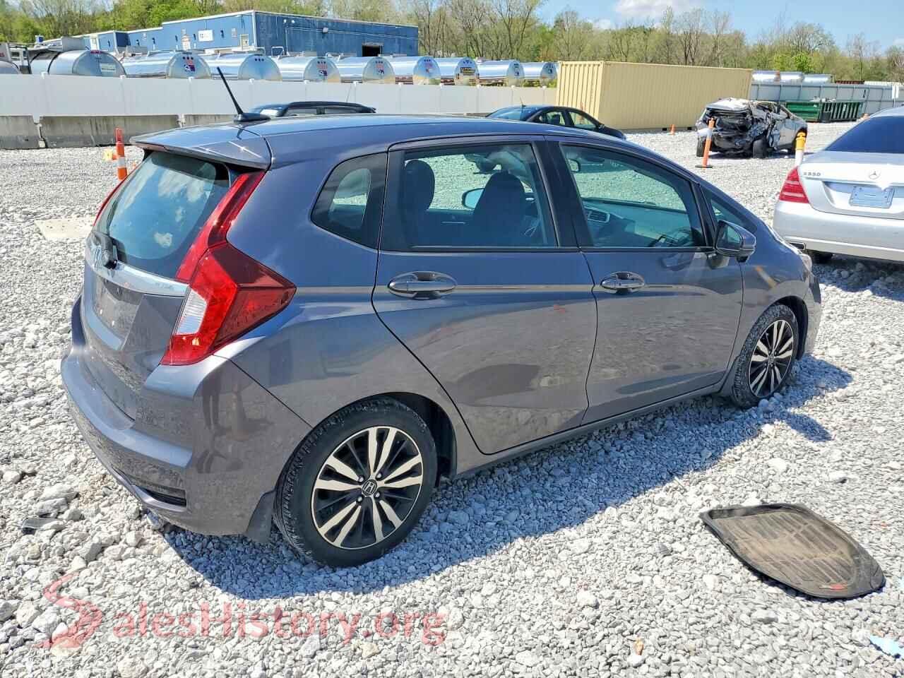 2020 HONDA FIT VIN 3HGGK5H89LM708122, right side view