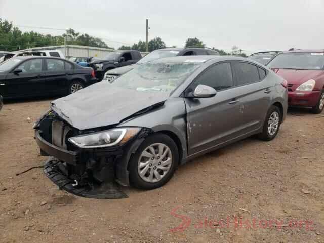 KMHD74LF1JU599307 2018 HYUNDAI ELANTRA