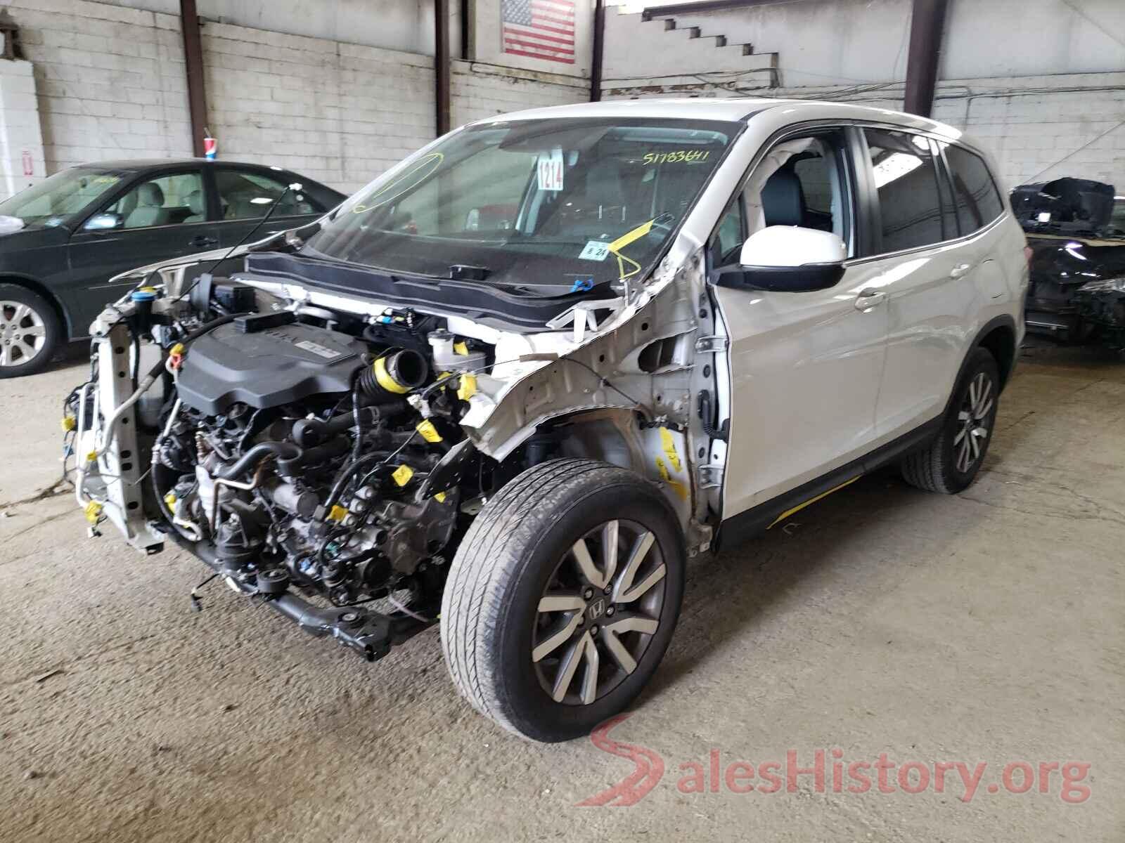 5FNYF6H45KB011172 2019 HONDA PILOT