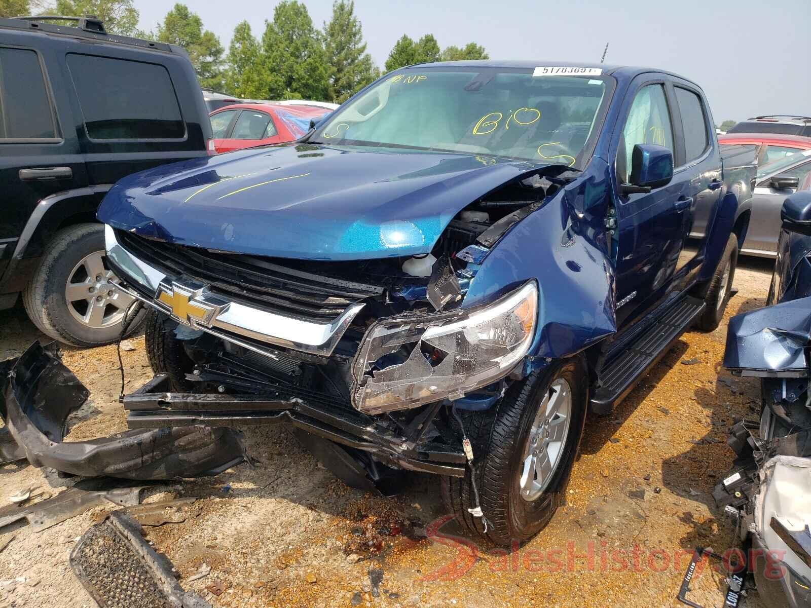 1GCGSBEA7L1169338 2020 CHEVROLET COLORADO