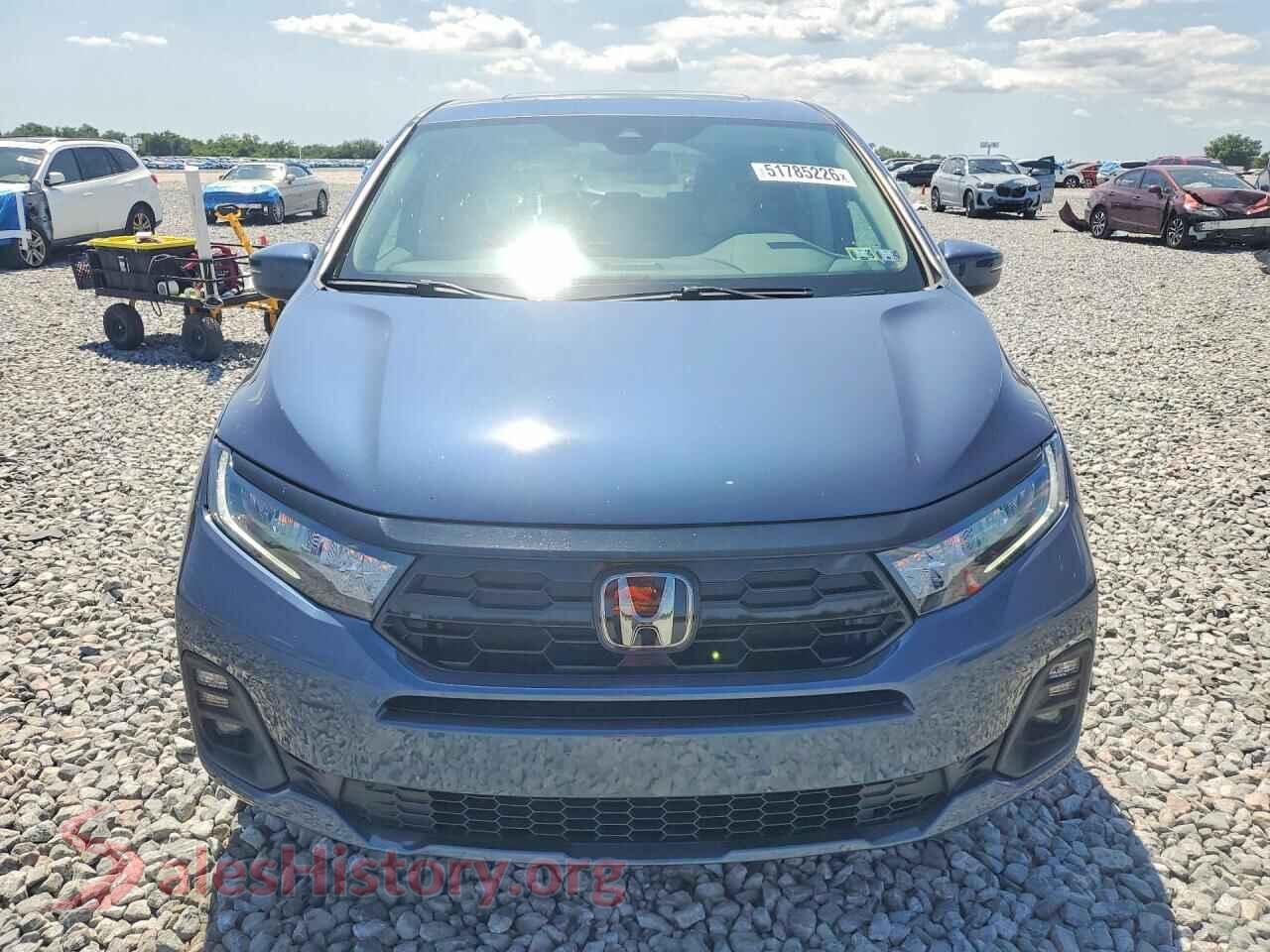2025 HONDA ODYSSEY VIN 5FNRL6H81SB072289, rear view