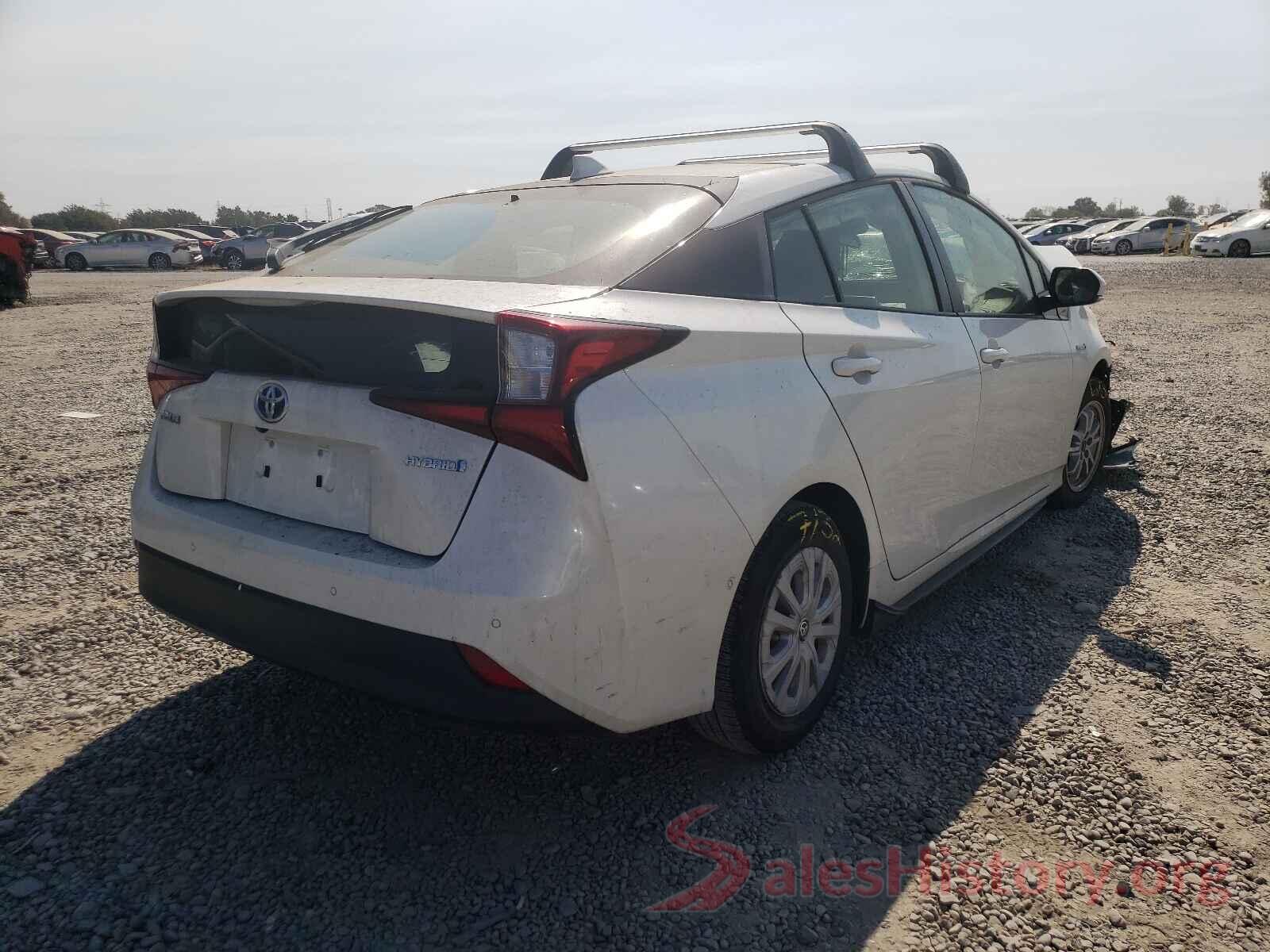 JTDKARFU9K3085541 2019 TOYOTA PRIUS