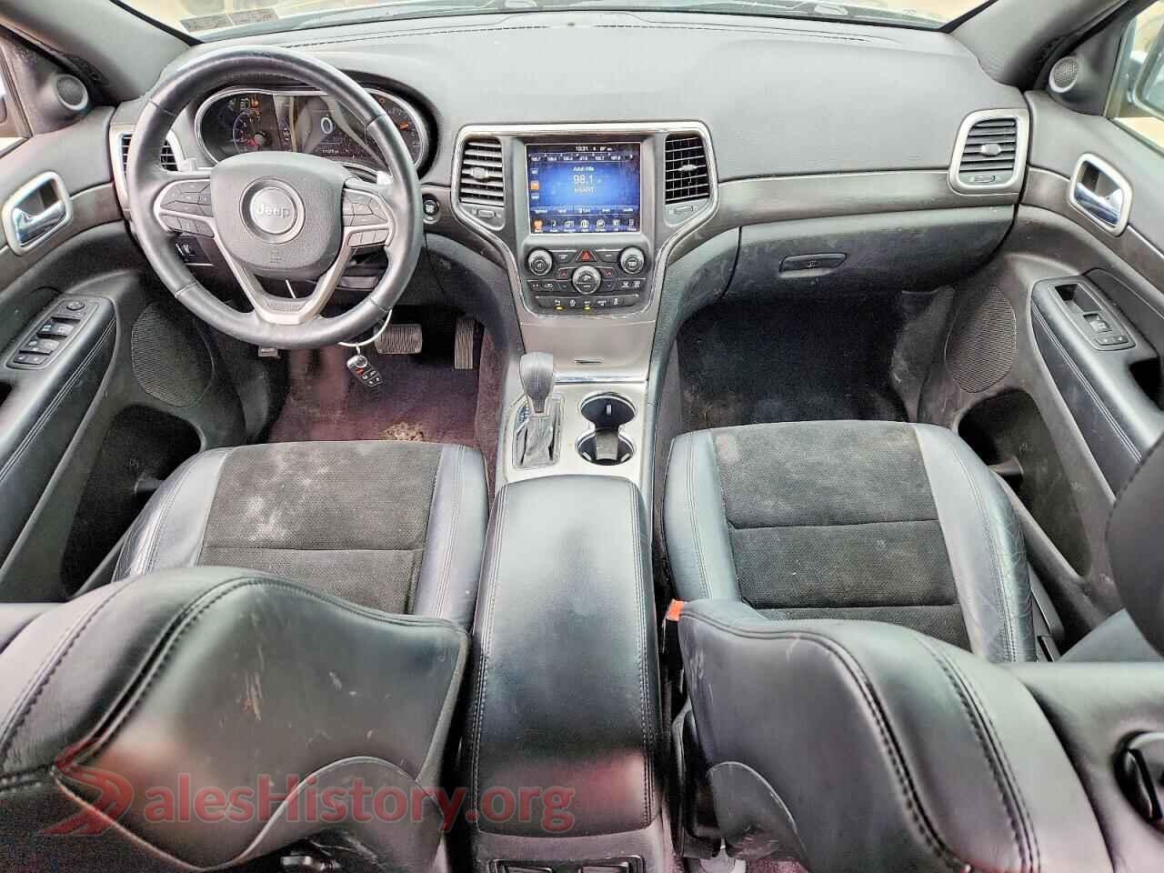 2017 JEEP CHEROKEE VIN 1C4RJFAG1HC905960, interior dashboard