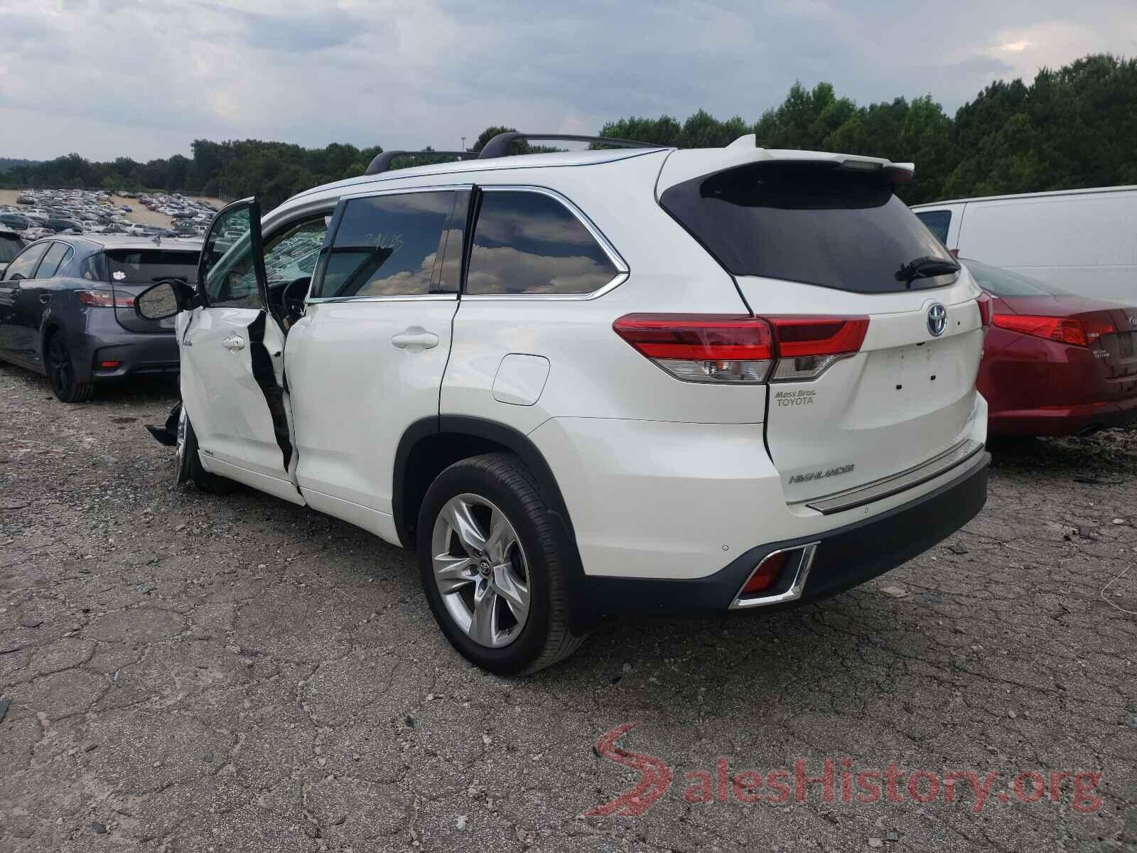 5TDDGRFH9KS069543 2019 TOYOTA HIGHLANDER