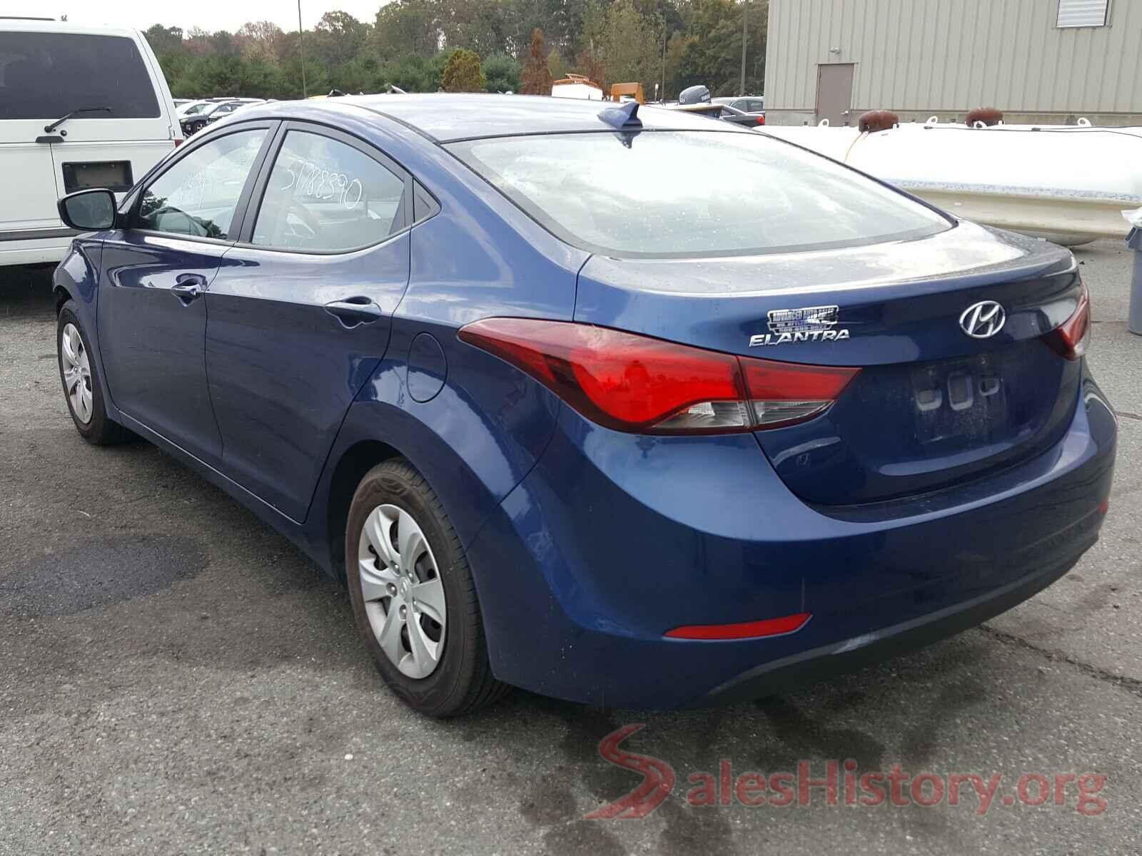 5NPDH4AEXGH765631 2016 HYUNDAI ELANTRA